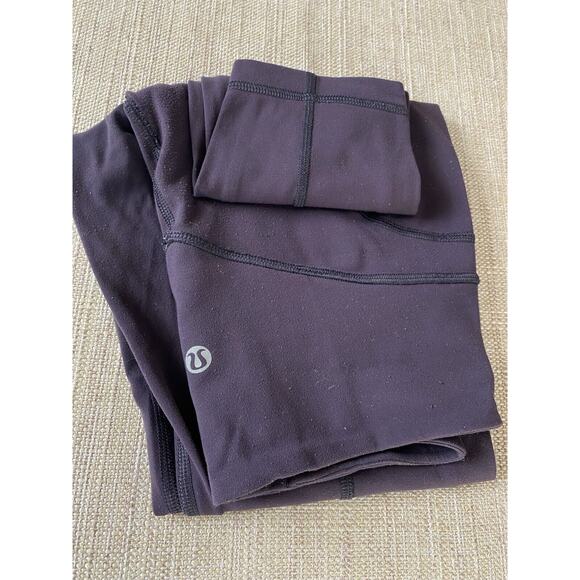 LULULEMON In Movement 7/8 Tight *Everlux 25" dark purple/Gray 4 - Picture 8 of 8